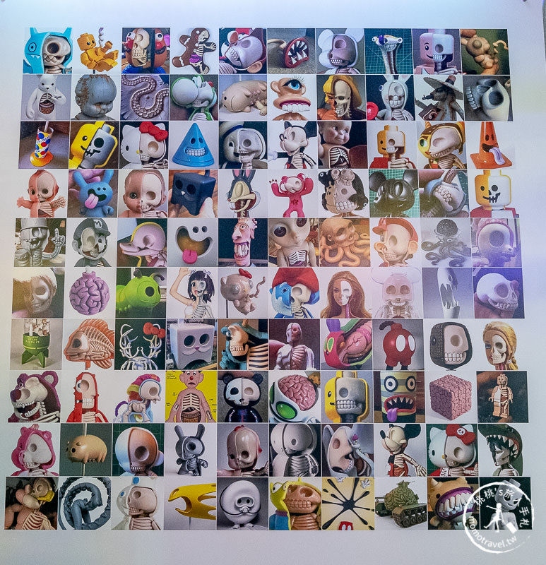 台北展覽》玩具解剖展│魯夫.ELMO.阿寶老皮.DC英雄全都被解剖了！JASON FREENY ASIA