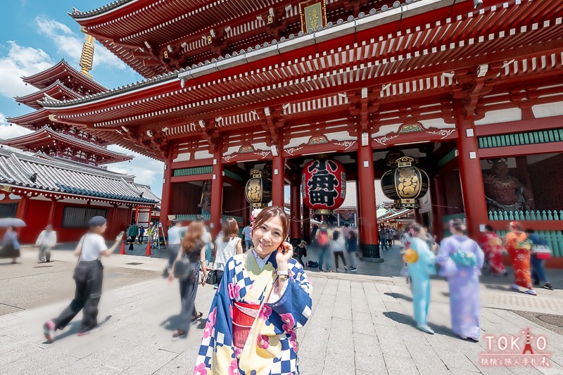 和服體驗》東京淺草愛和服│預約租借.周邊拍照景點推薦