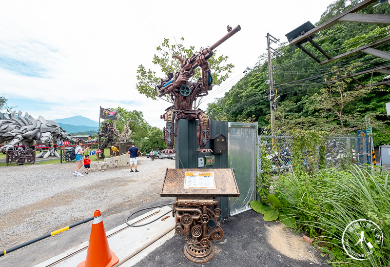 新竹景點》SRC北埔印象景觀庭園 咖啡民宿│變形金剛機器人基地