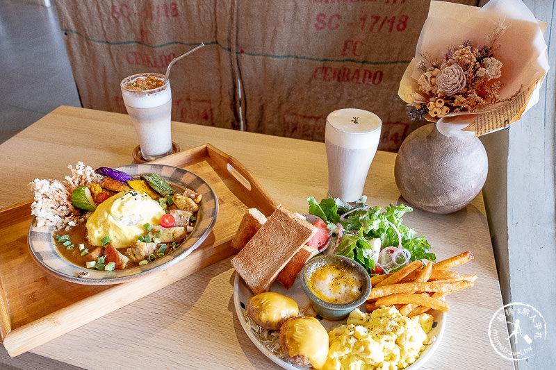 板橋早午餐》圓點珈琲│手作陶器×咖啡廳 美味不設限