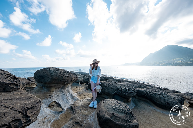 新北瑞芳景點》深澳岬角 象鼻岩│佇立在海上的岩石巨象