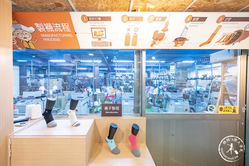 彰化景點》襪仔王觀光工廠│製襪產業的傳承、DIY手作體驗、免費參觀