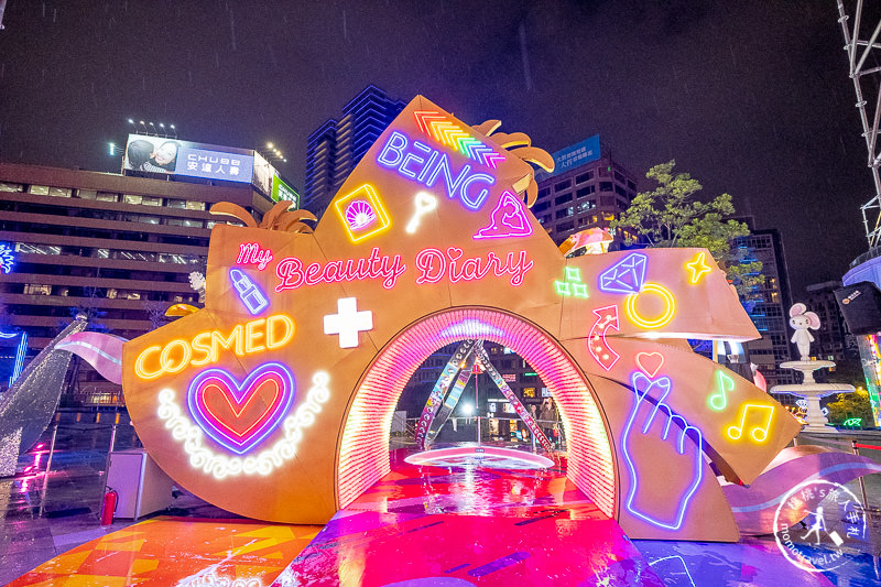 2019聖誕節》統一時代百貨台北店│拉斯維加斯不夜城 愛Sharing聖誕遊樂園