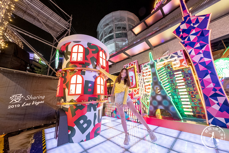 2019聖誕節》統一時代百貨台北店│拉斯維加斯不夜城 愛Sharing聖誕遊樂園