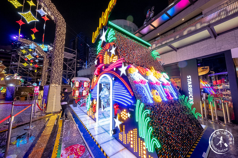 2019聖誕節》統一時代百貨台北店│拉斯維加斯不夜城 愛Sharing聖誕遊樂園