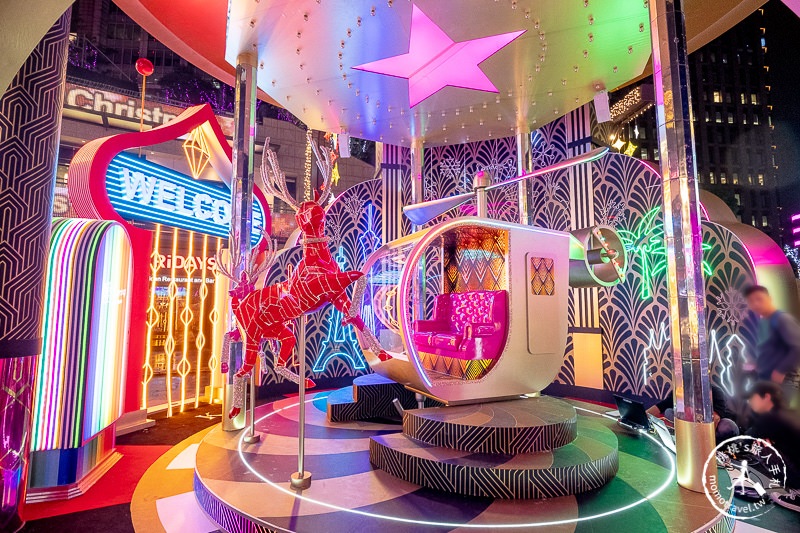 2019聖誕節》統一時代百貨台北店│拉斯維加斯不夜城 愛Sharing聖誕遊樂園