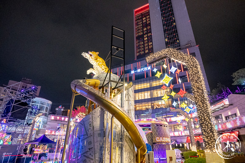2019聖誕節》統一時代百貨台北店│拉斯維加斯不夜城 愛Sharing聖誕遊樂園