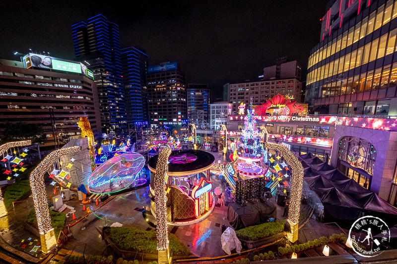 2019聖誕節》統一時代百貨台北店│拉斯維加斯不夜城 愛Sharing聖誕遊樂園