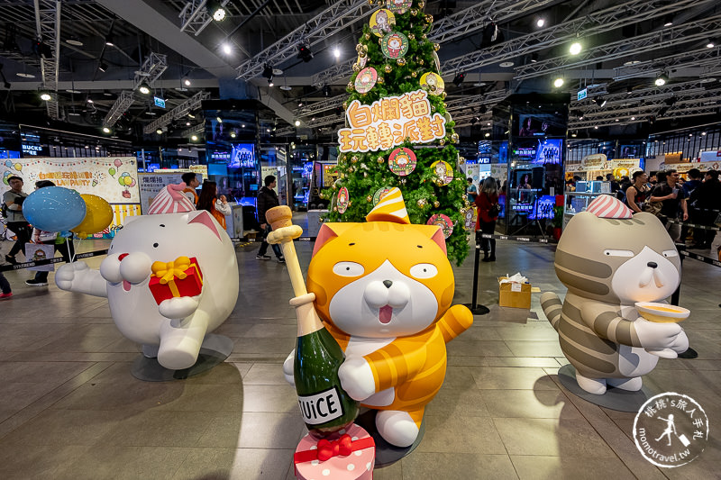 快閃店》白爛貓玩轉派對期間限定店│巨大扭蛋歡慶三創耶誕節
