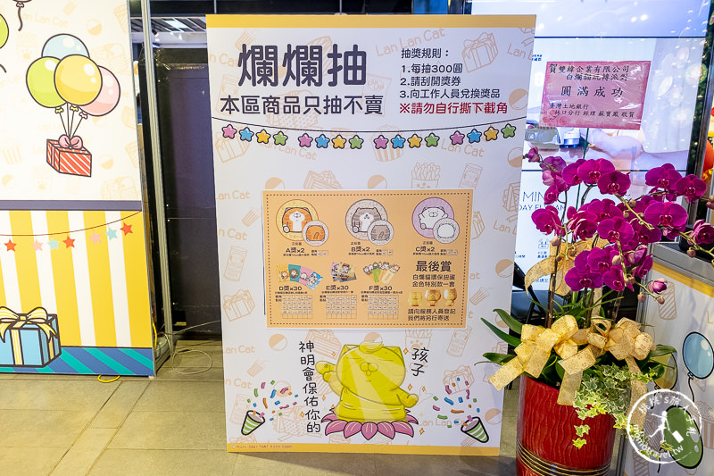 快閃店》白爛貓玩轉派對期間限定店│巨大扭蛋歡慶三創耶誕節