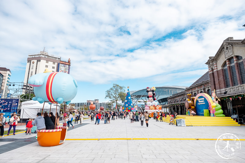 2019聖誕節》台中耶誕夢想世界│迪士尼TsumTsum聖誕樹水岸登場