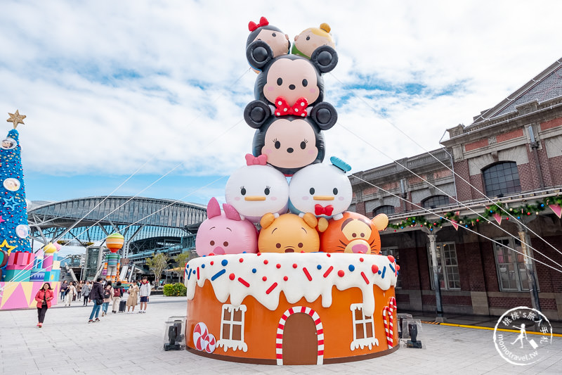 2019聖誕節》台中耶誕夢想世界│迪士尼TsumTsum聖誕樹水岸登場