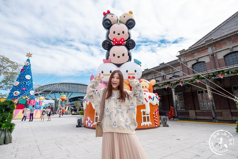 2019聖誕節》台中耶誕夢想世界│迪士尼TsumTsum聖誕樹水岸登場