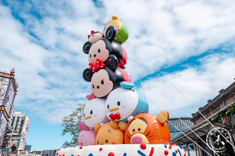 2019聖誕節》台中耶誕夢想世界│迪士尼TsumTsum聖誕樹水岸登場