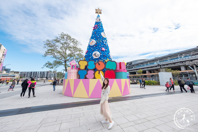 2019聖誕節》台中耶誕夢想世界│迪士尼TsumTsum聖誕樹水岸登場