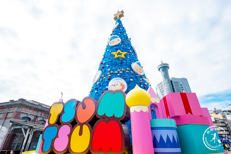 2019聖誕節》台中耶誕夢想世界│迪士尼TsumTsum聖誕樹水岸登場