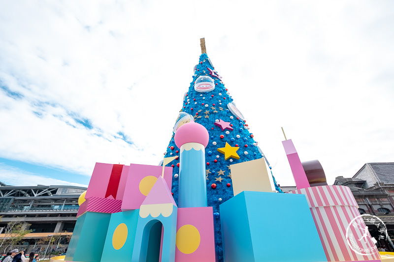 2019聖誕節》台中耶誕夢想世界│迪士尼TsumTsum聖誕樹水岸登場
