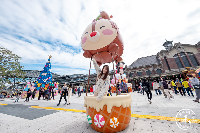 2019聖誕節》台中耶誕夢想世界│迪士尼TsumTsum聖誕樹水岸登場