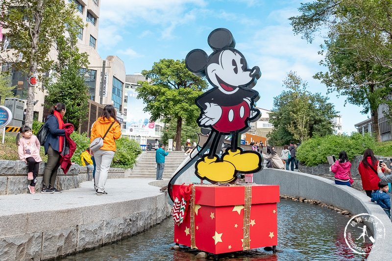 2019聖誕節》台中耶誕夢想世界│迪士尼TsumTsum聖誕樹水岸登場