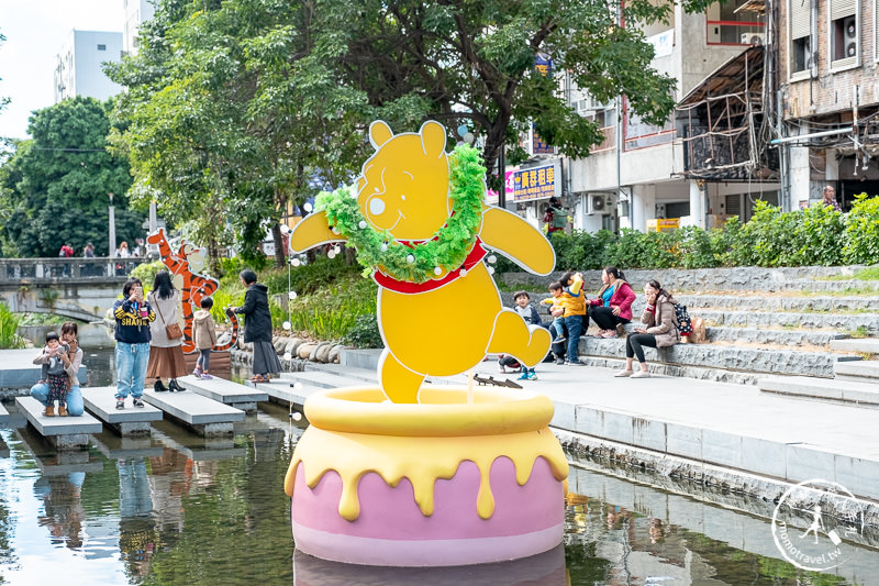2019聖誕節》台中耶誕夢想世界│迪士尼TsumTsum聖誕樹水岸登場