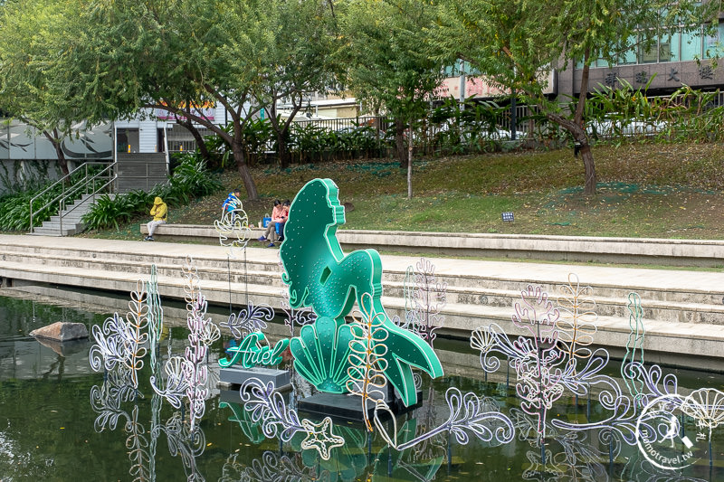 2019聖誕節》台中耶誕夢想世界│迪士尼TsumTsum聖誕樹水岸登場