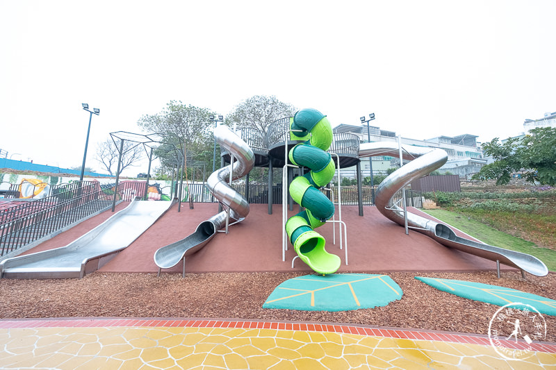 台北景點》炮仗花隧道×3D彩繪地景│鶯歌永吉公園賞花海