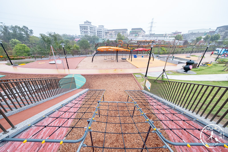 台北景點》炮仗花隧道×3D彩繪地景│鶯歌永吉公園賞花海