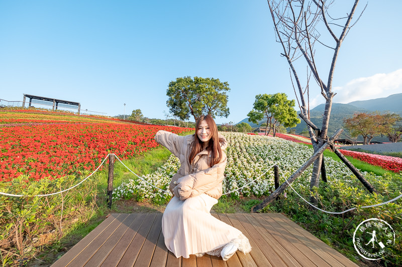 台北景點》北投社三層崎公園│日本富良野花海居然台灣就看得到！