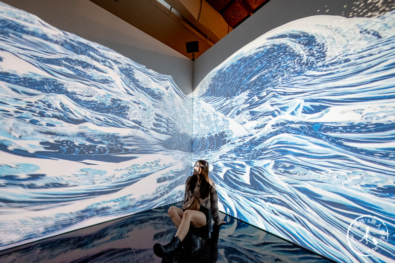 台北展覽》江戶風華五大浮世繪師展│畫中的海浪動了起來！