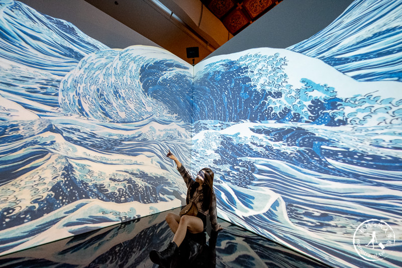 台北展覽》江戶風華五大浮世繪師展│畫中的海浪動了起來！