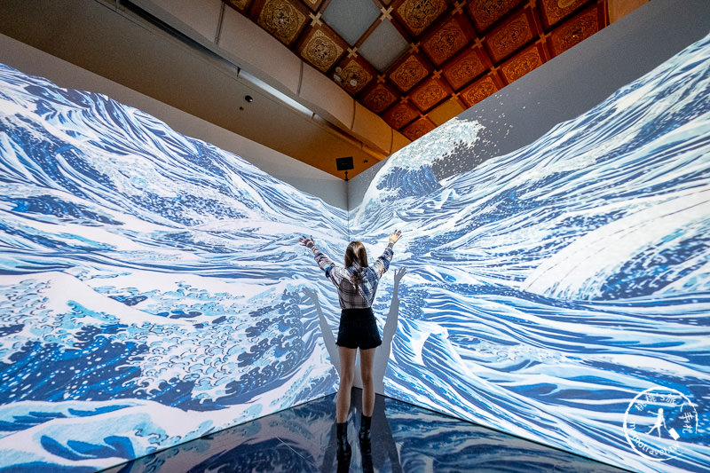 台北展覽》江戶風華五大浮世繪師展│畫中的海浪動了起來！