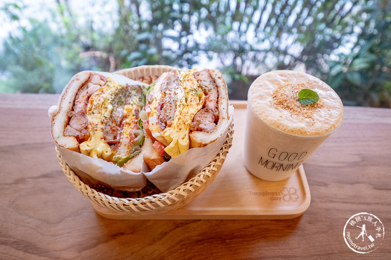 台北美食》幸福的一天Happiness day│芋泥鹹蛋黃三明治 必點推薦