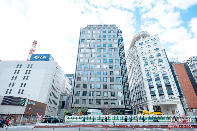 東京銀座住宿|千禧三井花園飯店東京/銀座|質感飯店.近地鐵站電梯出口.訂房房型.交通方便推薦