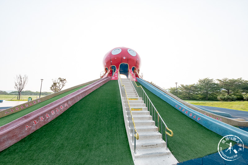 苗栗景點》貓裏喵親子公園│大章魚溜滑梯+野餐+沙坑+共融式遊具