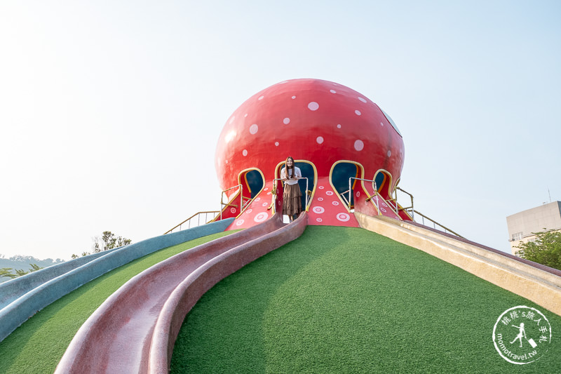 苗栗景點》貓裏喵親子公園│大章魚溜滑梯+野餐+沙坑+共融式遊具