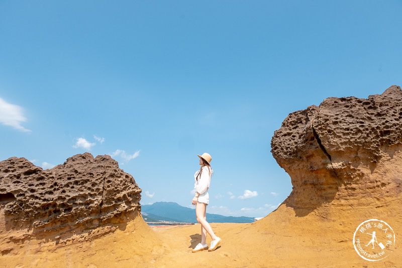 台北景點》野柳地質公園│女王頭即將消失! 俏皮公主接班?