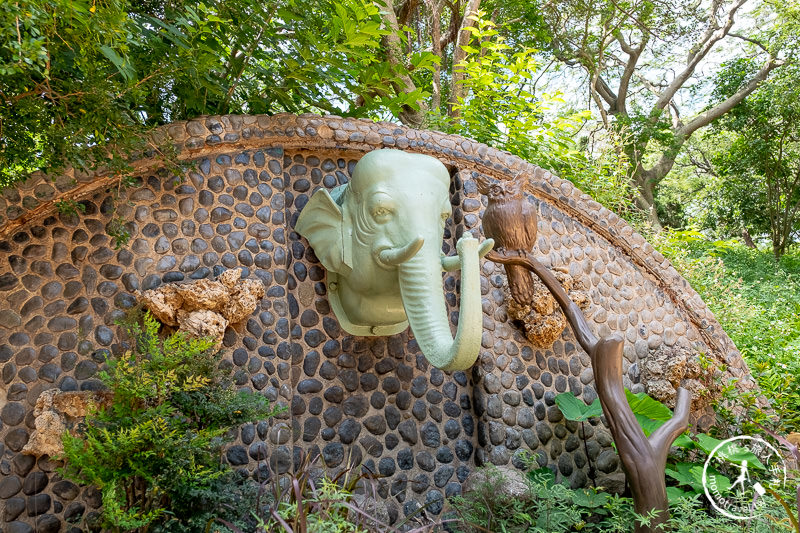 新竹景點》新竹市立動物園│大象門、噴水池 穿越80年的思念