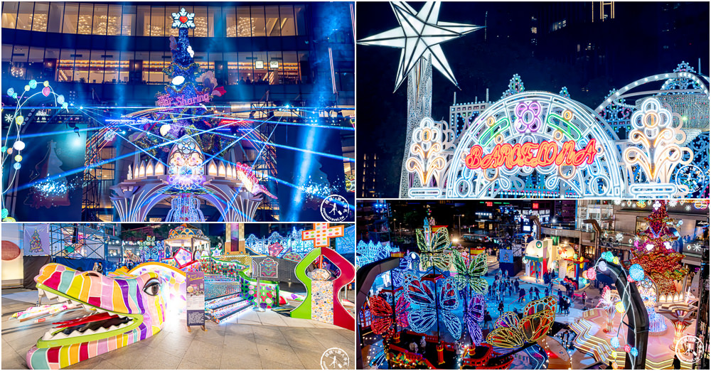 2023聖誕節活動|統一時代百貨台北店-愛Sharing巴賽隆納藝術燈飾