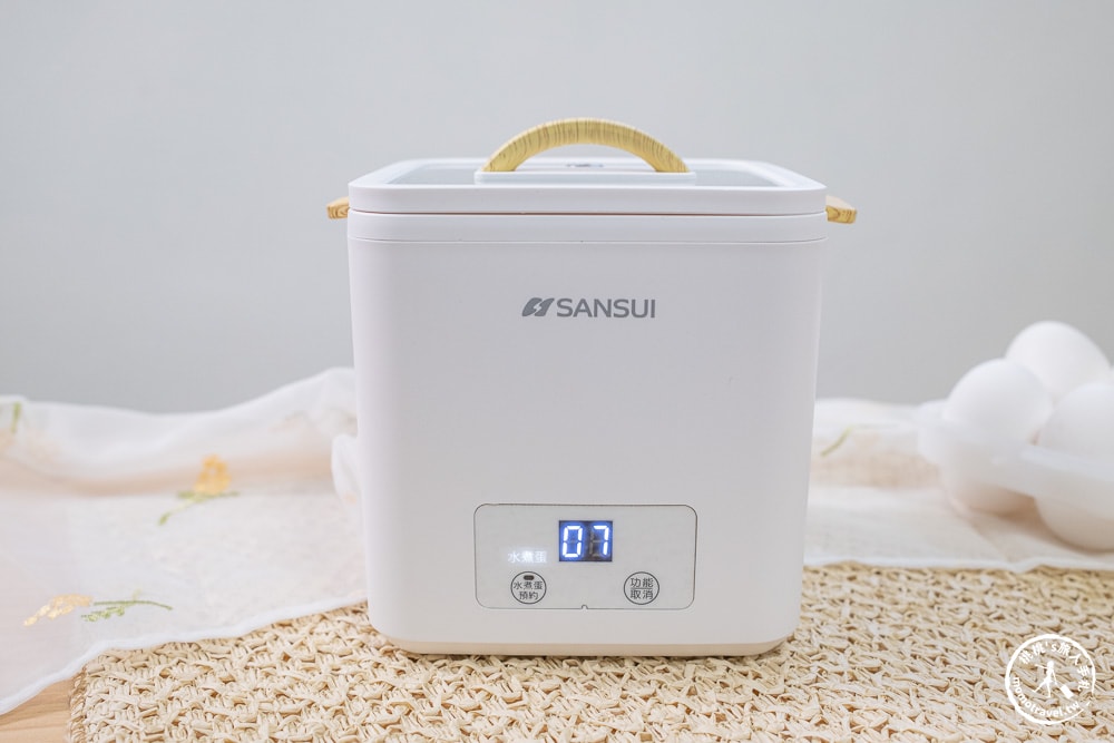 開箱零失敗煮蛋神器！SANSUI蛋定盒智能煮蛋器-蒸蛋、溏心蛋、水煮蛋、溫泉蛋一鍵輕鬆完成！
