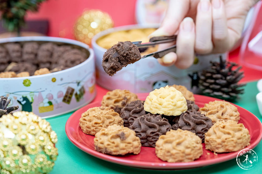 鴻鼎菓子X鮮乳坊－獨家聯名|黑熊戀乳曲奇餅 聖誕派對限定禮盒組|原味戀乳.可可戀乳.莓果戀乳