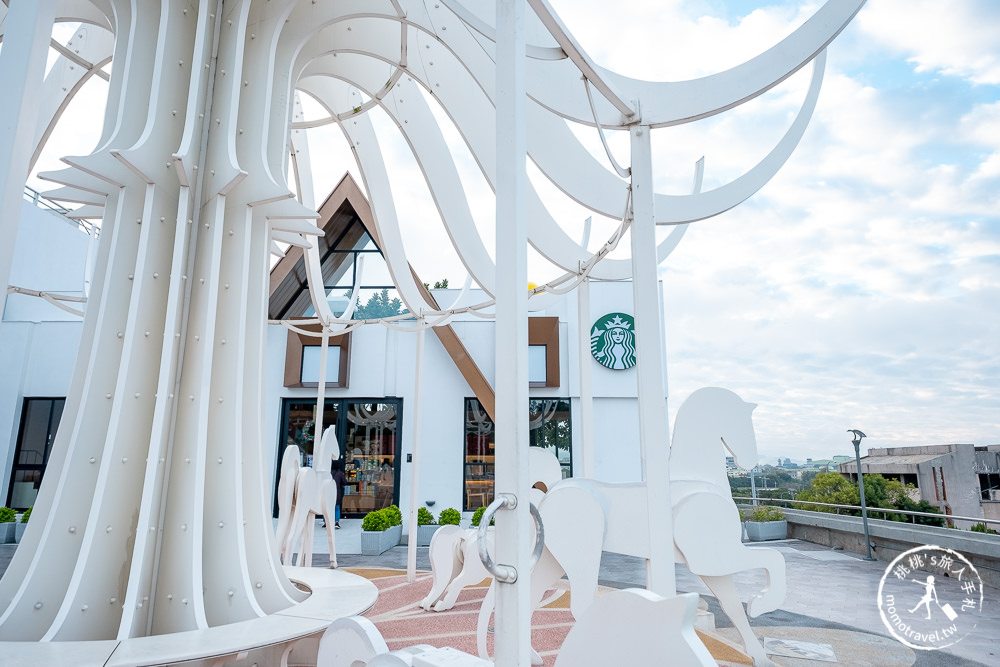 台中后里景點》星巴克泰安南門市│國道休息站泰安服務區新景點，營業時間一到朝聖人潮絡繹不絕