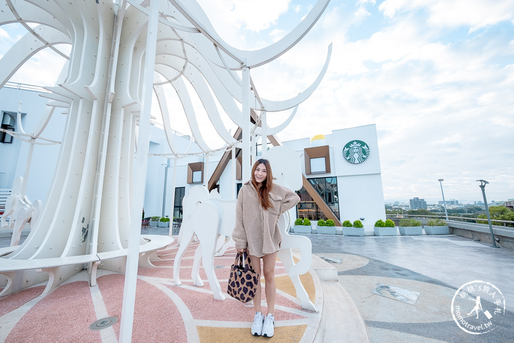 台中后里景點》星巴克泰安南門市│國道休息站泰安服務區新景點，營業時間一到朝聖人潮絡繹不絕