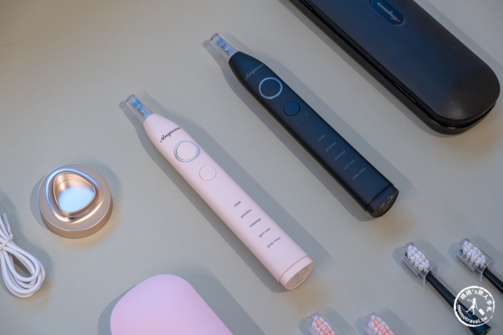 Anqueen安晴臻至潔白智能音波電動牙刷AQ-B101|用過回不去!深層清潔.軟毛舒適刷頭.潔牙推薦！