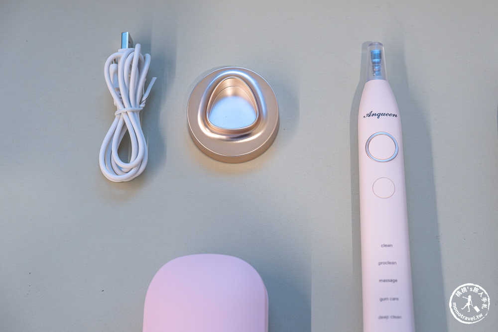 Anqueen安晴臻至潔白智能音波電動牙刷AQ-B101|用過回不去!深層清潔.軟毛舒適刷頭.潔牙推薦！