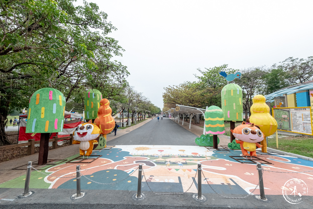 雲林斗六景點|膨鼠森林公園&金瓜鼠樂園|巨大橡果溜滑梯.森林市集.野餐好去處|特色親子公園推薦