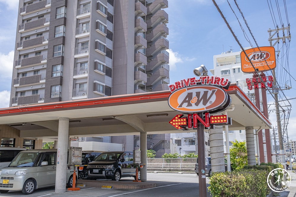 沖繩美食推薦|A&W漢堡美浜店-美國村周邊必吃人氣速食餐廳(交通方式.完整菜單)
