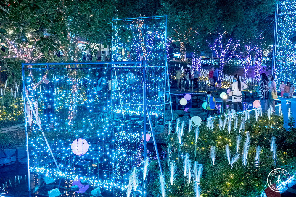 2021礁溪溫泉燈花季│湯圍溝公園+礁溪溫泉廣場│湯之巨人燈飾璀璨點燈