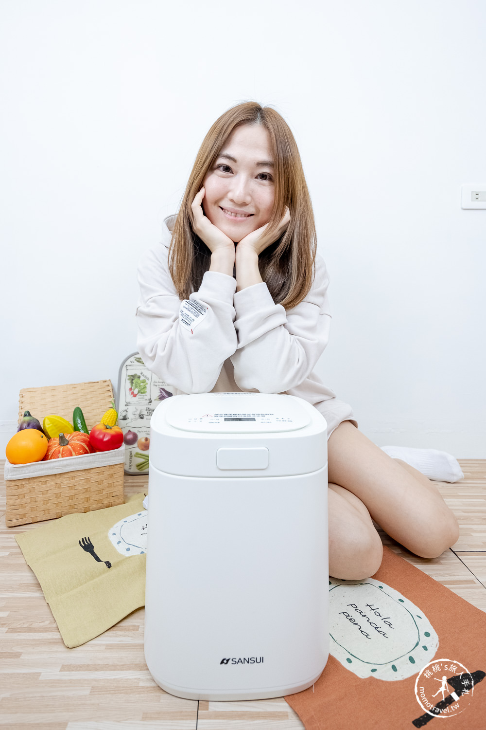 SANSUI山水．WIFI智能熱烘除臭3L廚餘機．我把廚餘變不見了！家用廚餘機推薦