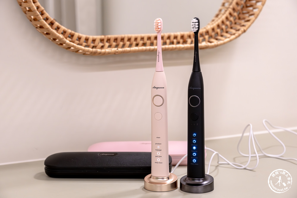 Anqueen安晴臻至潔白智能音波電動牙刷AQ-B101|用過回不去!深層清潔.軟毛舒適刷頭.潔牙推薦！