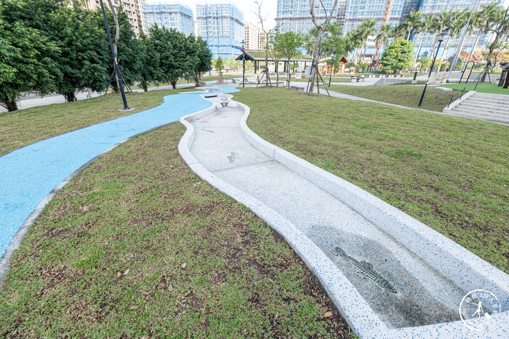 新北新店景點|十四張歷史公園/防災公園|十米高穀倉溜滑梯|特色共融遊戲場